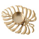 Bougeoir Monstera en décoration moderne