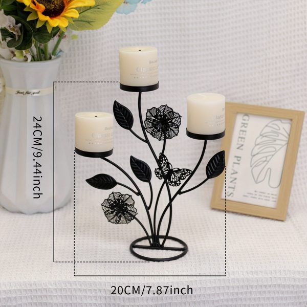 Élément décoratif : Bougeoir doré au design unique