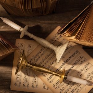 Bougeoir doré Campagne, accessoire décoratif chic