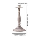 Bougeoir décoratif doré, idéal pour vos tables et étagères