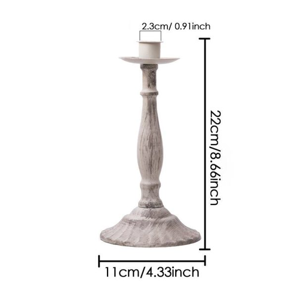 Bougeoir décoratif doré, idéal pour vos tables et étagères