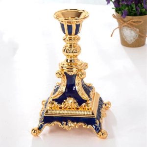 Accessoire décoratif bougeoir doré