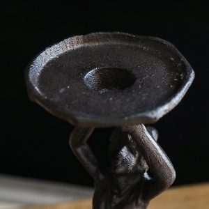 Bougeoir femme, style vintage en métal durable