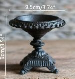 Bougeoir en fonte, touche vintage pour la maison