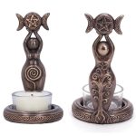 Porte-bougie unique pour l'apaisement intérieur