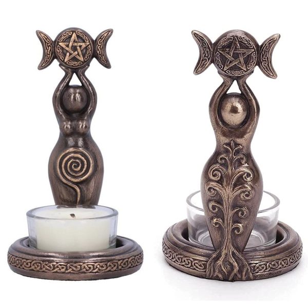 Porte-bougie unique pour l'apaisement intérieur