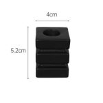 Accessoire déco : bougeoir céramique géométrique