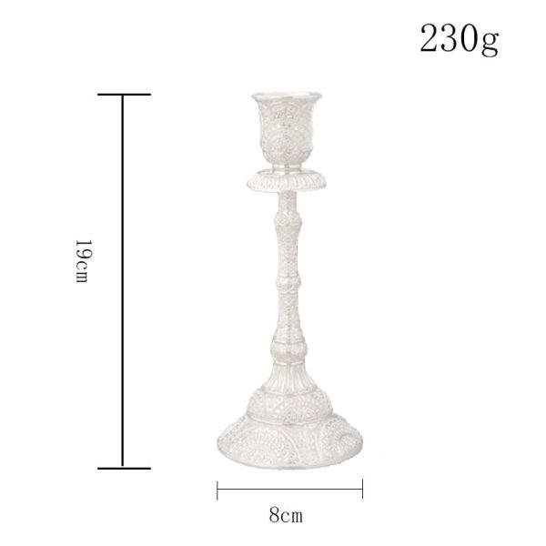 Bougeoir en fer forgé, touche artistique pour la maison