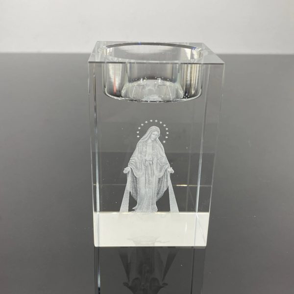 Accessoire de décoration en verre chrétien