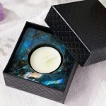 Bougeoir lithothérapie pour décoration spirituelle