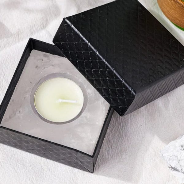 Bougeoir décoratif en lithothérapie