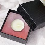 Porte bougie en pierre naturelle pour bien-être