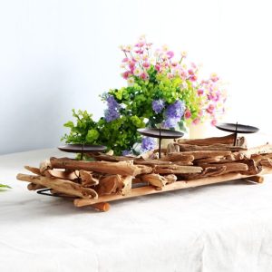 Accessoire en bois flotté, ambiance chaleureuse et rustique