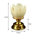 Porte bougie lumineux pour pratiques spirituelles