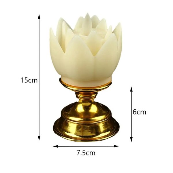 Porte bougie lumineux pour pratiques spirituelles