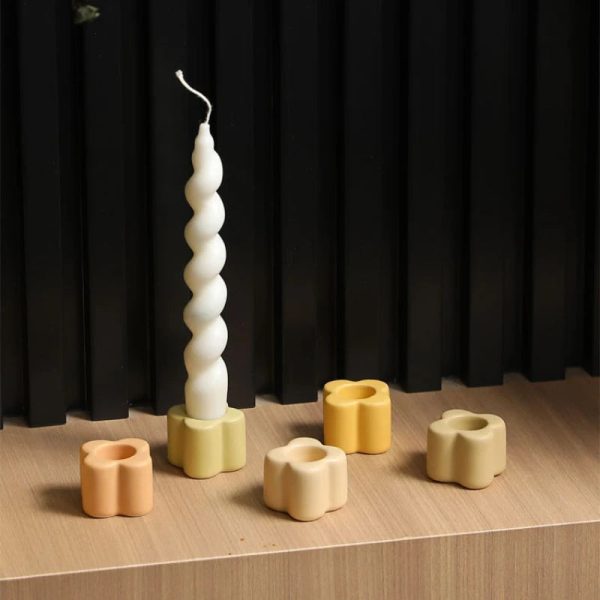 Bougeoir Céramique - Mini Fleur