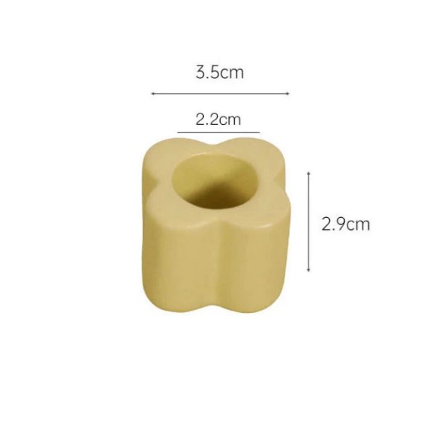 Accessoire en céramique pour bougies