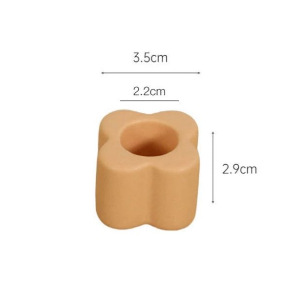 Bougeoir original en céramique pour décoration