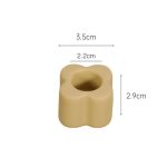 Bougeoir céramique tendance avec motif floral