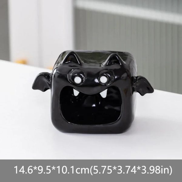 Bougeoir au design de monstre pour éclairage décoratif