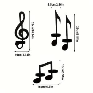 Élégant bougeoir mural inspiré par la musique