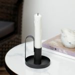 Bougeoir Noir avec Anse Etroite