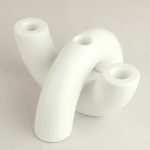 Bougeoir au design contemporain en noir, pour un style raffiné