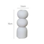 Bougeoir noir en céramique, choix esthétique