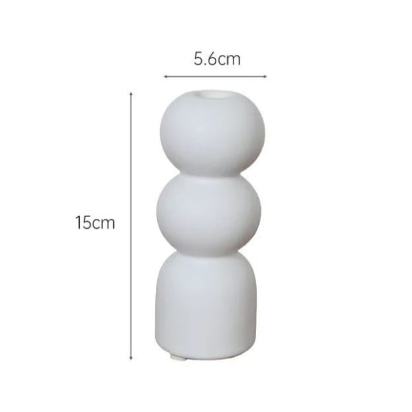 Bougeoir noir en céramique, choix esthétique