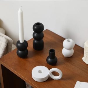 Bougeoir en céramique pour une ambiance chaleureuse