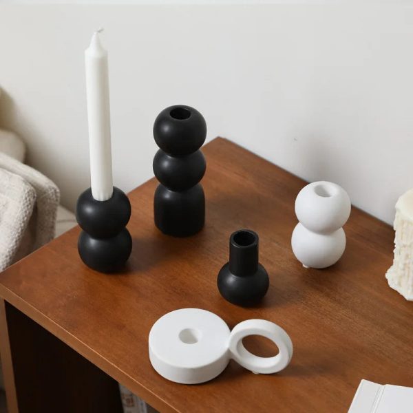 Bougeoir en céramique pour une ambiance chaleureuse