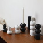 Bougeoir en céramique pour bougies standard