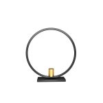 Bougeoir Noir minimaliste pour ambiance cosy