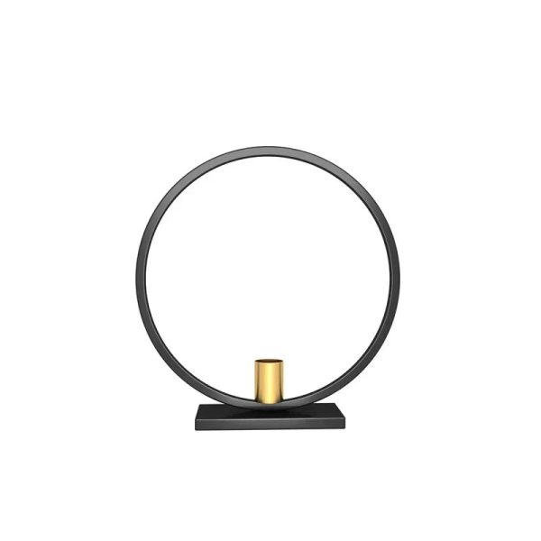 Bougeoir Noir minimaliste pour ambiance cosy