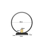 Bougeoir Noir style épuré pour décoration