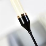 Bougeoir noir design contemporain