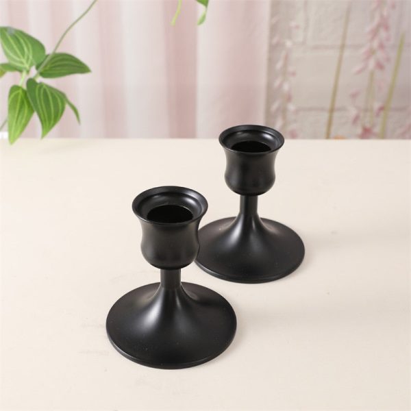Bougeoirs noirs intemporels, parfaits pour toutes occasions