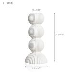 Bougeoir noir sobre, parfait pour toutes les occasions