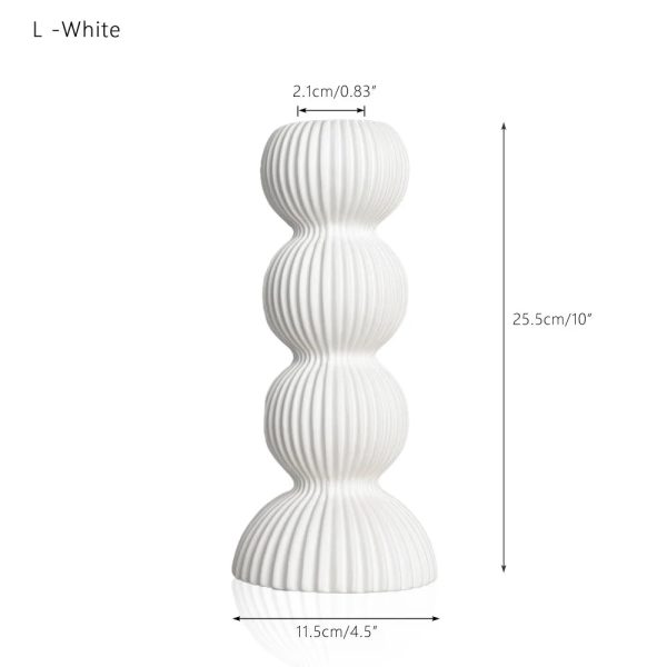 Bougeoir noir sobre, parfait pour toutes les occasions