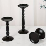 Bougeoir Noir pour décoration intérieure raffinée