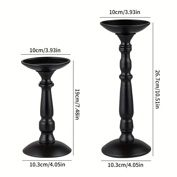 Bougeoir design noir, ajout chic à votre décoration