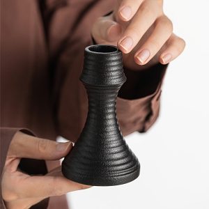 Bougeoir Scandinave Noir élégant et moderne