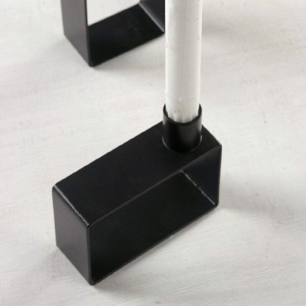 Bougeoir Noir au design industriel moderne