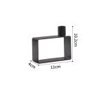 Accessoire déco : Bougeoir Noir pour tables contemporaines