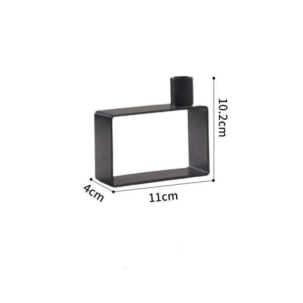 Accessoire déco : Bougeoir Noir pour tables contemporaines