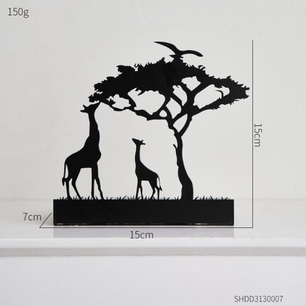 Accessoire en métal pour une ambiance savane élégante