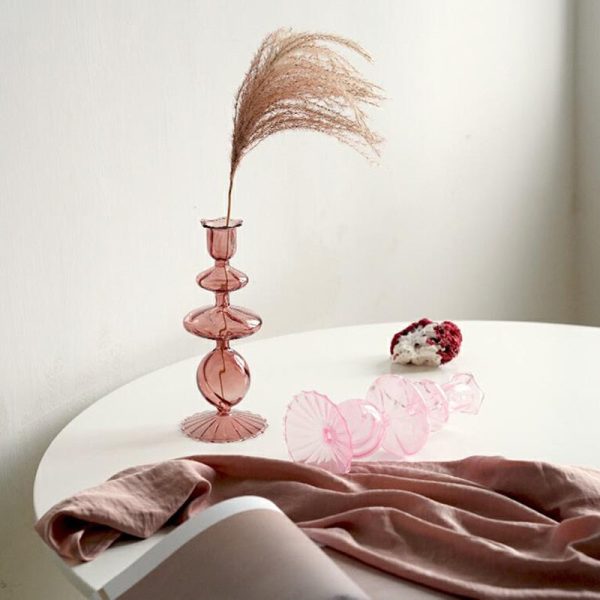 Soliflore en verre, décoration intérieure chic