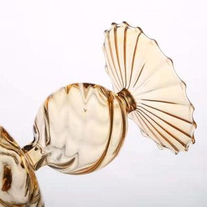 Bougeoir verre pour fleurs et bougies