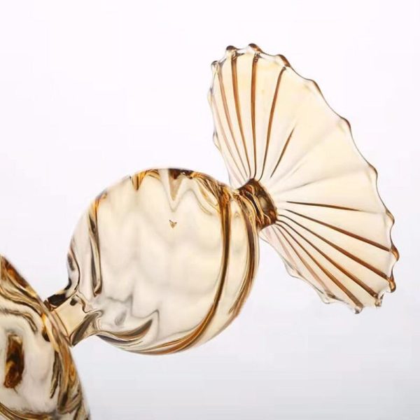 Bougeoir verre pour fleurs et bougies