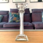 Bougeoir Cristal sur Pied élégant et raffiné